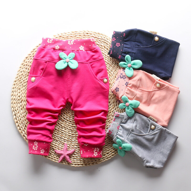 IENENS Toddler Infant Girls Casual Clothes Pants Trousers Children Wears