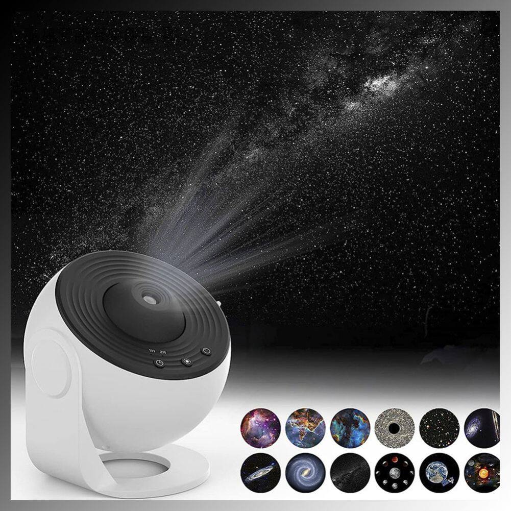 Globe galaxy đèn chiếu có chứa 12 bộ phim, độ nét cao bầu trời sao đèn, phòng ngủ đầy đủ ngôi sao bầu trời bầu không khí đèn, sao đèn chiếu 360 ° xoay đèn ngủ bầu trời đêm galaxy projector | btt