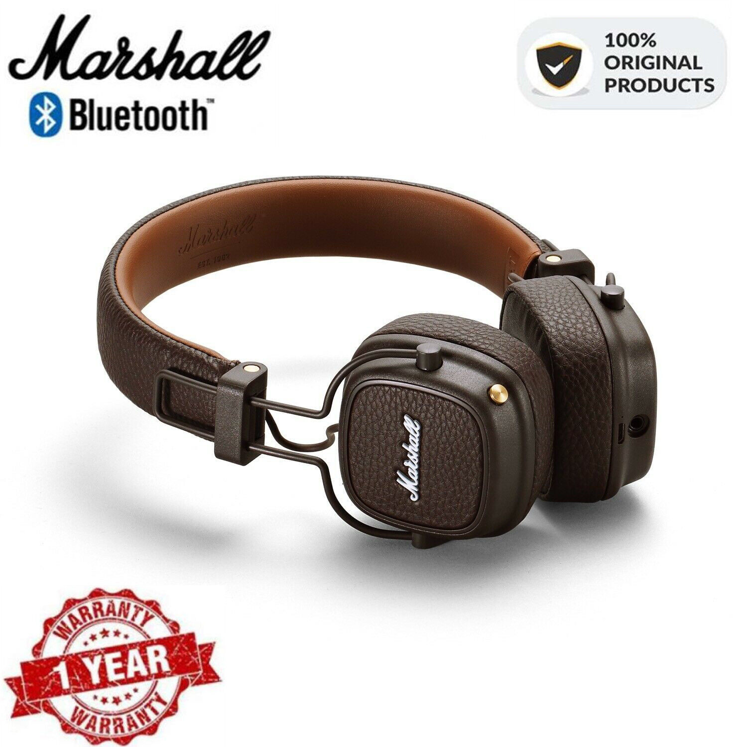Dành cho tai nghe bluetooth marshal major 3 iii mới tai nghe mic âm trầm sâu dj hi-fi