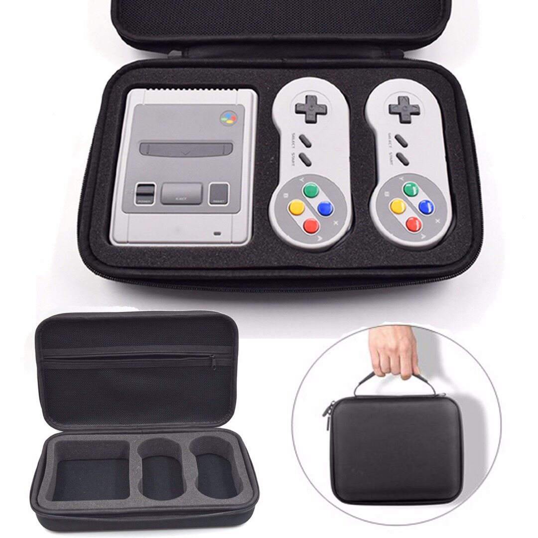 Du Lịch Mang trường hợp bìa túi lưu trữ cho Nintendo SNES cổ điển mini giao diện điều khiển