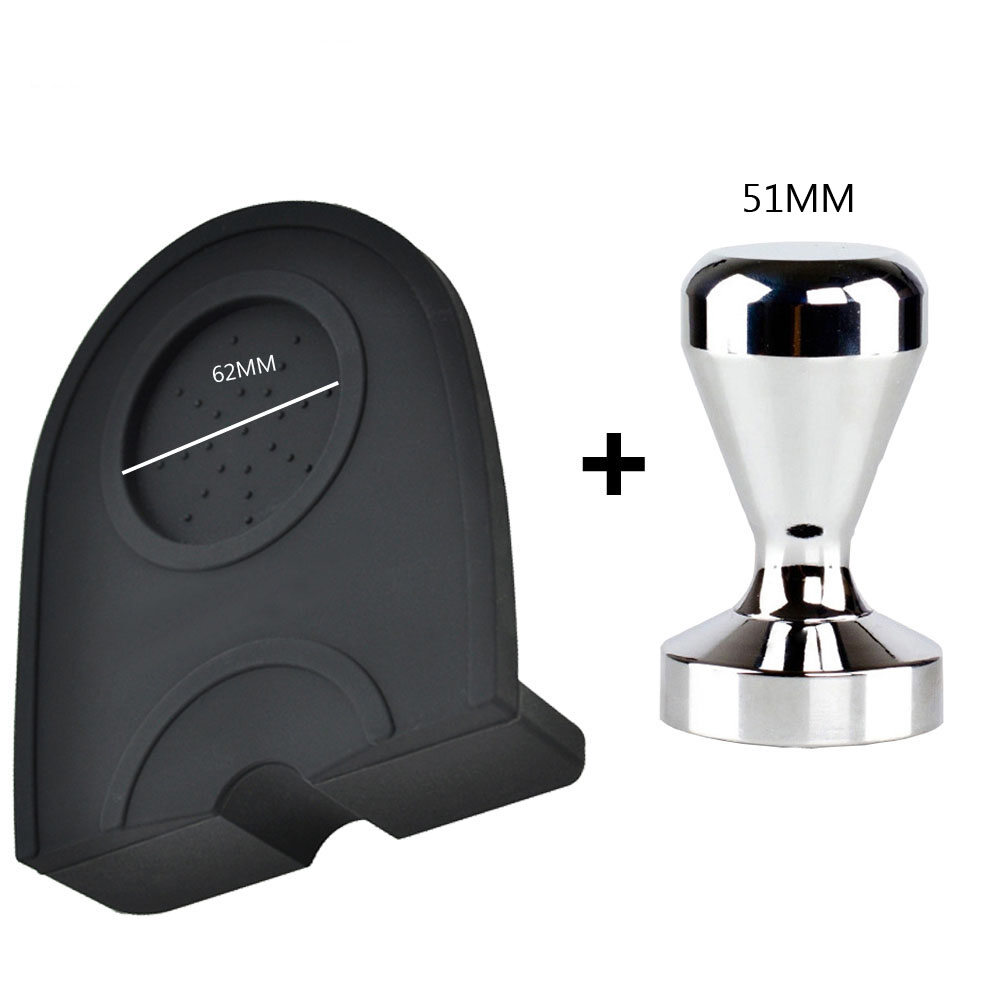 Dụng Cụ Nén Cà Phê 51Mm Kèm Tấm Lót Silicon Cho Máy Pha Cà Phê Dụng Cụ Lọc Bộ Lọc