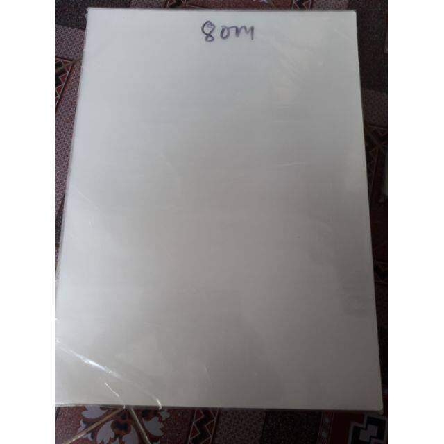 01 tập màng ép plastic 80mic khổ a3