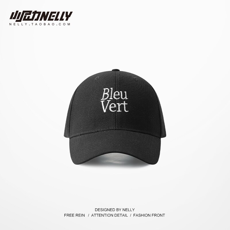 Peaked hat men's spring and summer black Korean version trendy ins hip-hop street baseball cap sunscreen all-match look thin high street trend imported new