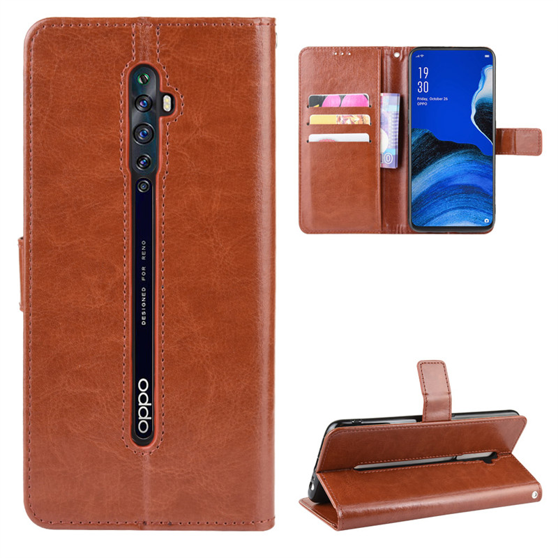 Ốp lưng oppo reno2 f 2f 2z ốp cứng điện thoại lật dạng ví da pu ốp lưng oppo reno2z reno2f ốp lưng chống sốc