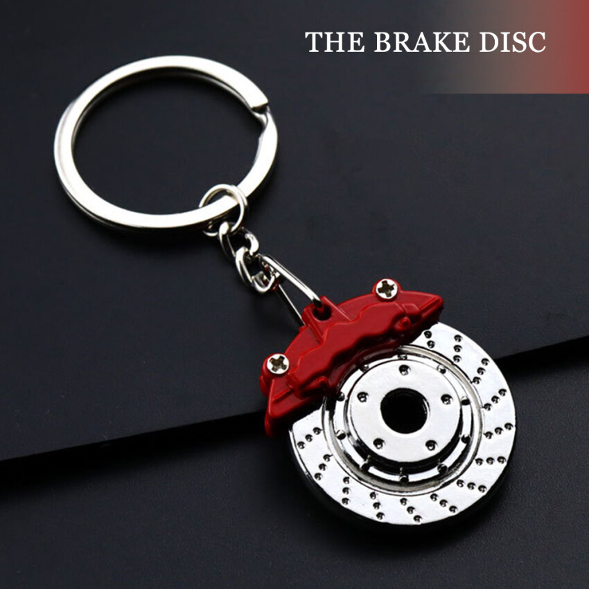 Bộ Giảm Xóc ĐĨA PHANH Phụ Tùng Ô Tô Bằng Kim Loại Dễ Thương, Chốt Kẹp Trục Móc Khóa Móc Chìa Khóa Cho Móc Chìa Khóa Treo Xe Hơi Quà Tặng Cho Nam Nữ Trang