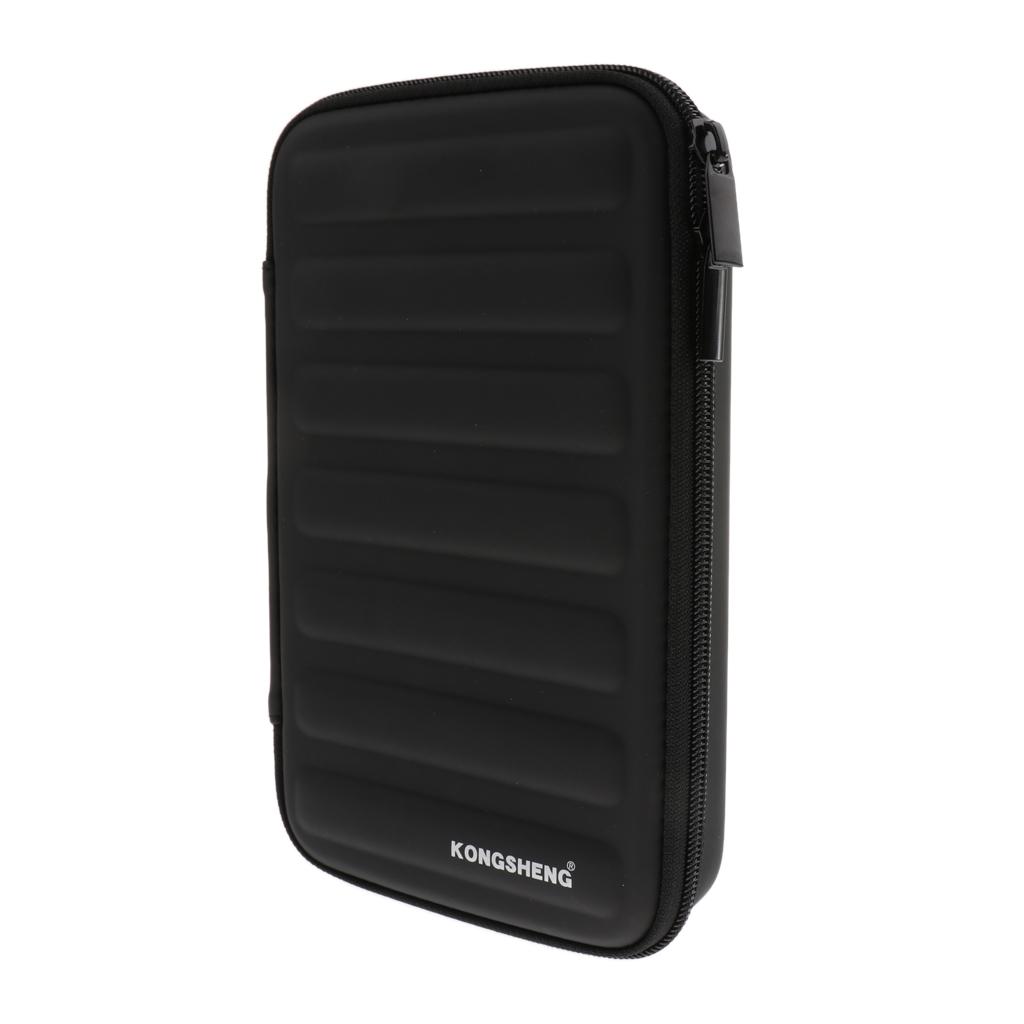 Ben's stores túi đựng kèn harmonica 10 lỗ trường hợp hộp, đen