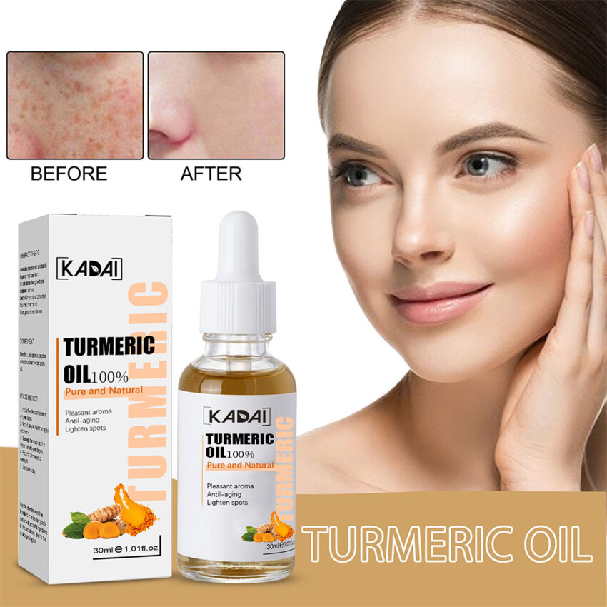 Tinh dầu nghệ làm sáng da để làm mờ vết thâm, serum làm trắng da mặt hiệu chỉnh vết thâm sáng da 30ml