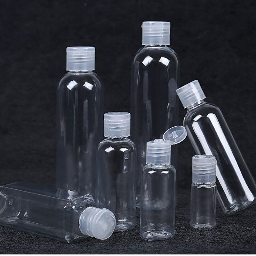 Tourist Clamshell Bottle Bottled Toner Transparent Small Plastic Bottle Ml