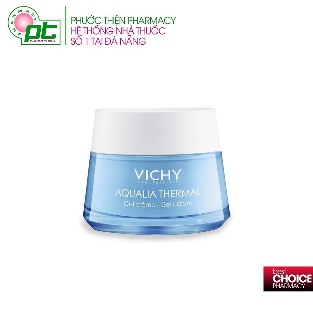 Gel dưỡng ẩm cấp nước cho da suốt 48h vichy aqualia thermal gel cream 50ml