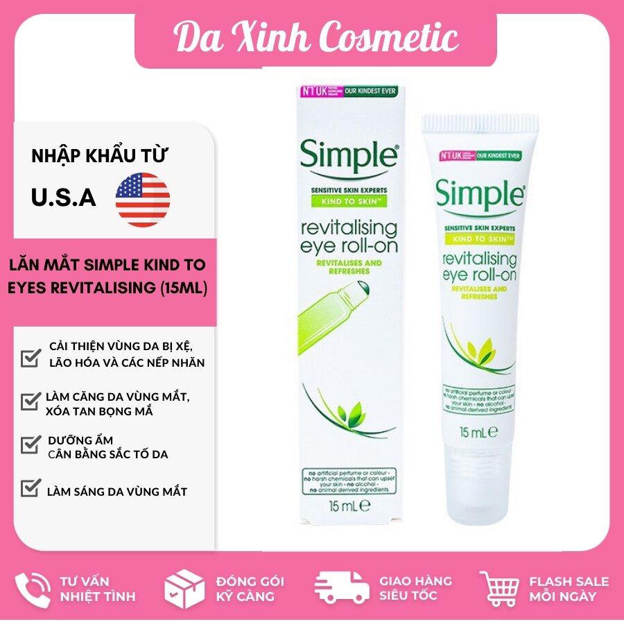 Lăn Mắt Simple Kind To Eyes Revitalising