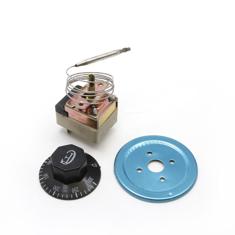 Bộ Điều Khiển Nhiệt Độ AC 250V 16A 50-300 ℃, NC NO Cho Lò Nướng Điện