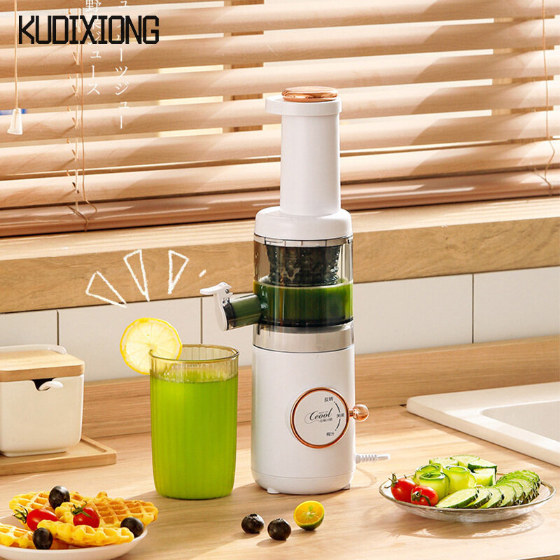 Kudixiong ép tách xỉ Máy ép trái cây Máy ép trái cây trái cây và rau Máy ép trái cây chậm đa chức năng máy ép trái cây nhỏ gia đình