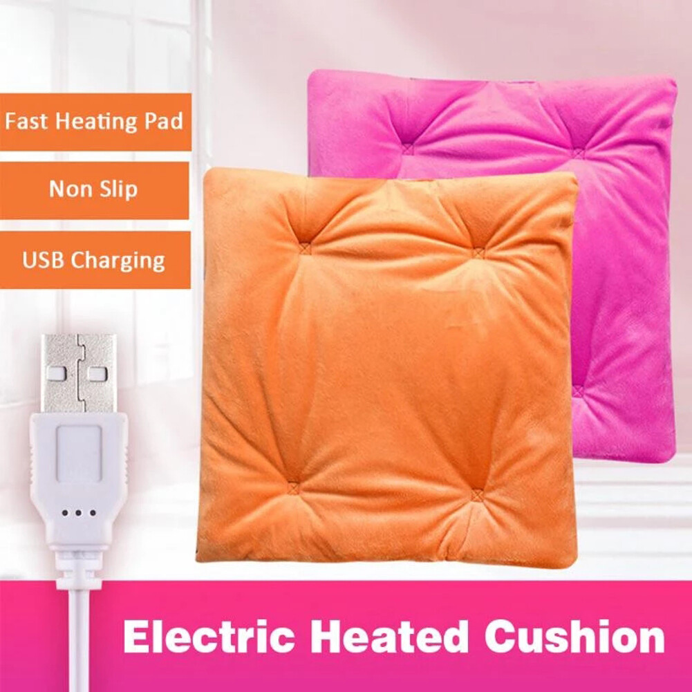 Đệm Sưởi Điện USB Ấm Áp Mùa Thu Đông Đệm Sưởi Ghế Văn Phòng Xe Hơi Đệm Gia Dụng Đệm Ghế Sưởi Yoga Tại Nhà