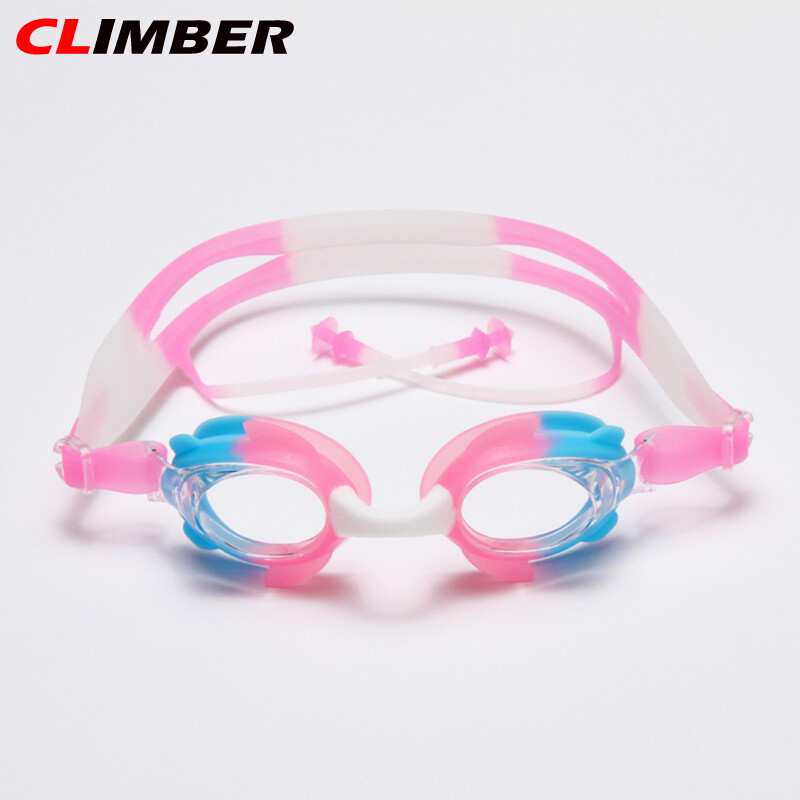 Climber kính bơi trẻ em có nút bịt tai kính lặn chống nước chống sương mù 4511