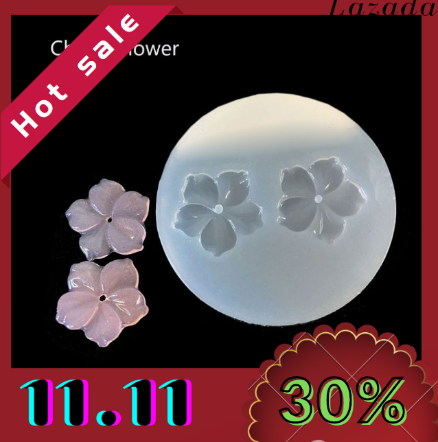 Khuôn Silicon Hình Hoa 3D 10 Kiểu Mặt Dây Chuyền Hoa Sen Hoa Cúc Hoa Mẫu Đơn Bằng Nhựa Camellia Dụng Cụ Làm Trang Sức Khuôn Nhựa Epoxy