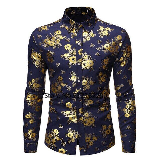 black long sleeve top with gold buttons