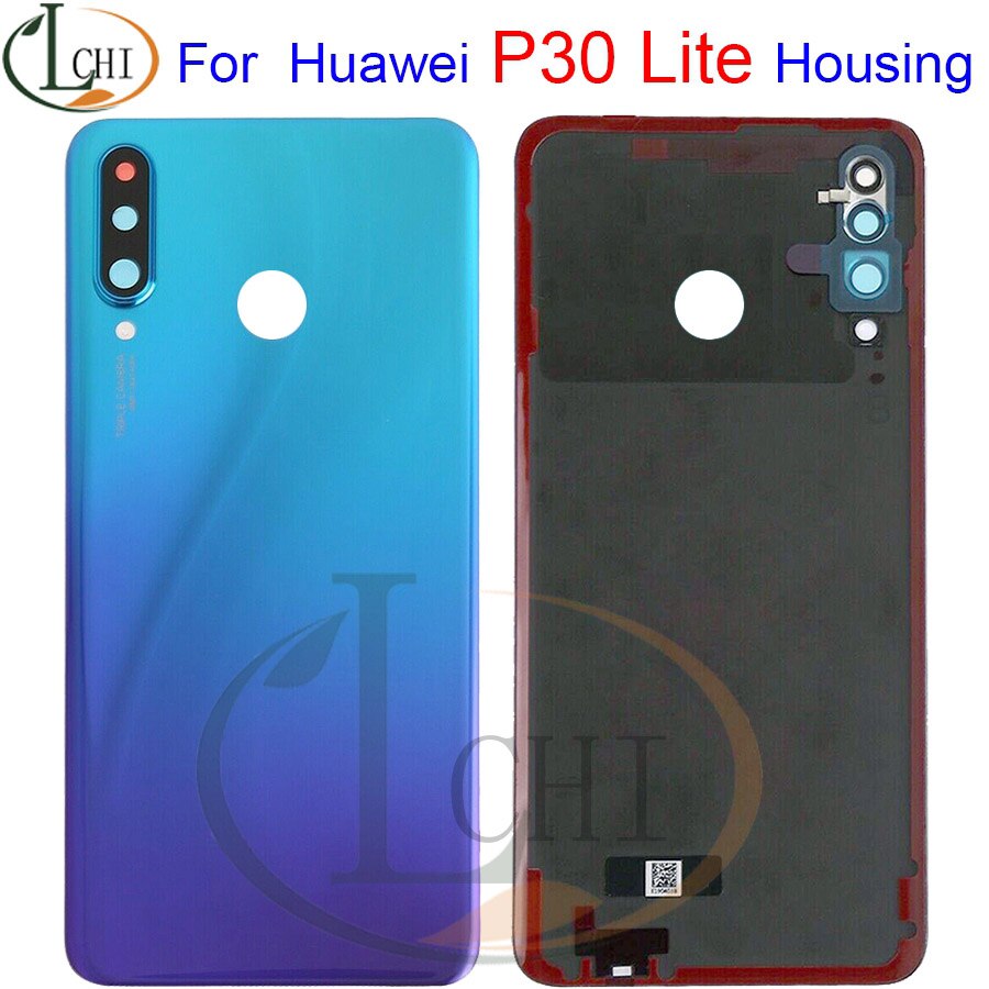 Mặt kính phía sau phù hợp với huawei p30 lite vỏ pin vỏ cửa sau phù hợp với vỏ huawei nova 4e vỏ pin p30 lite