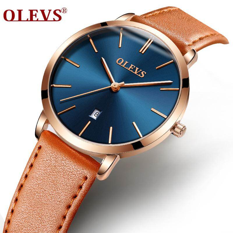 Đồng Hồ Nữ OLEVS Cho Nữ Đồng Hồ Đeo Tay Đồng Hồ Nữ Chống Nước Montre Đồng Hồ Thạch Anh Da Sang Trọng Thương Hiệu Hàng Đầu Relogio Feminino