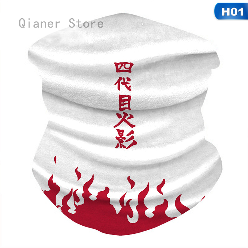 Qianer UnisexอะนิเมะNarutoผ้าพันคอกลางแจ้งWindproofกีฬาปากผ้าพันคอวิเศษBandana Balaclavaสำหรับเด็กผู้ใหญ่