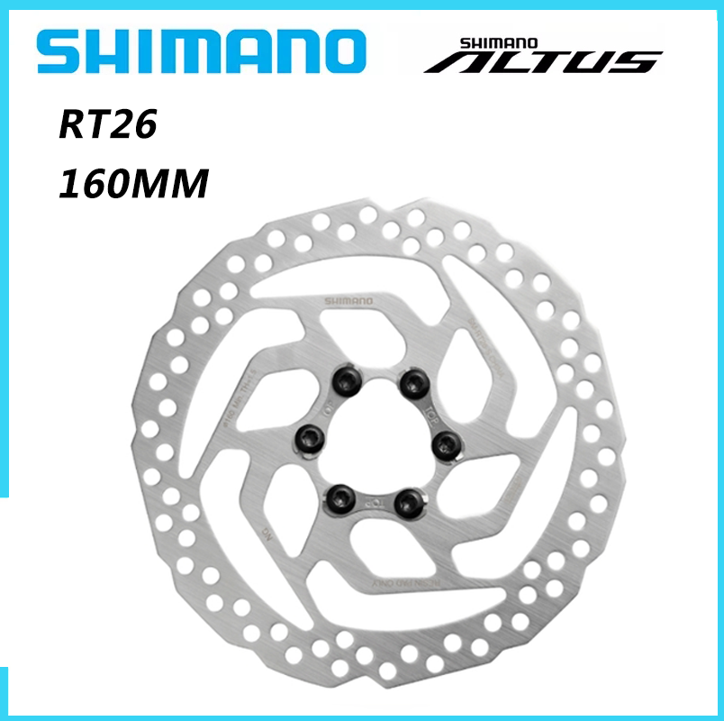 Shimano đĩa phanh altus m2000 sm rt26 đĩa xe đạp leo núi 6 bu lông m610 rt56 m6000 phanh đĩa xe đạp leo núi 160mm 180mm