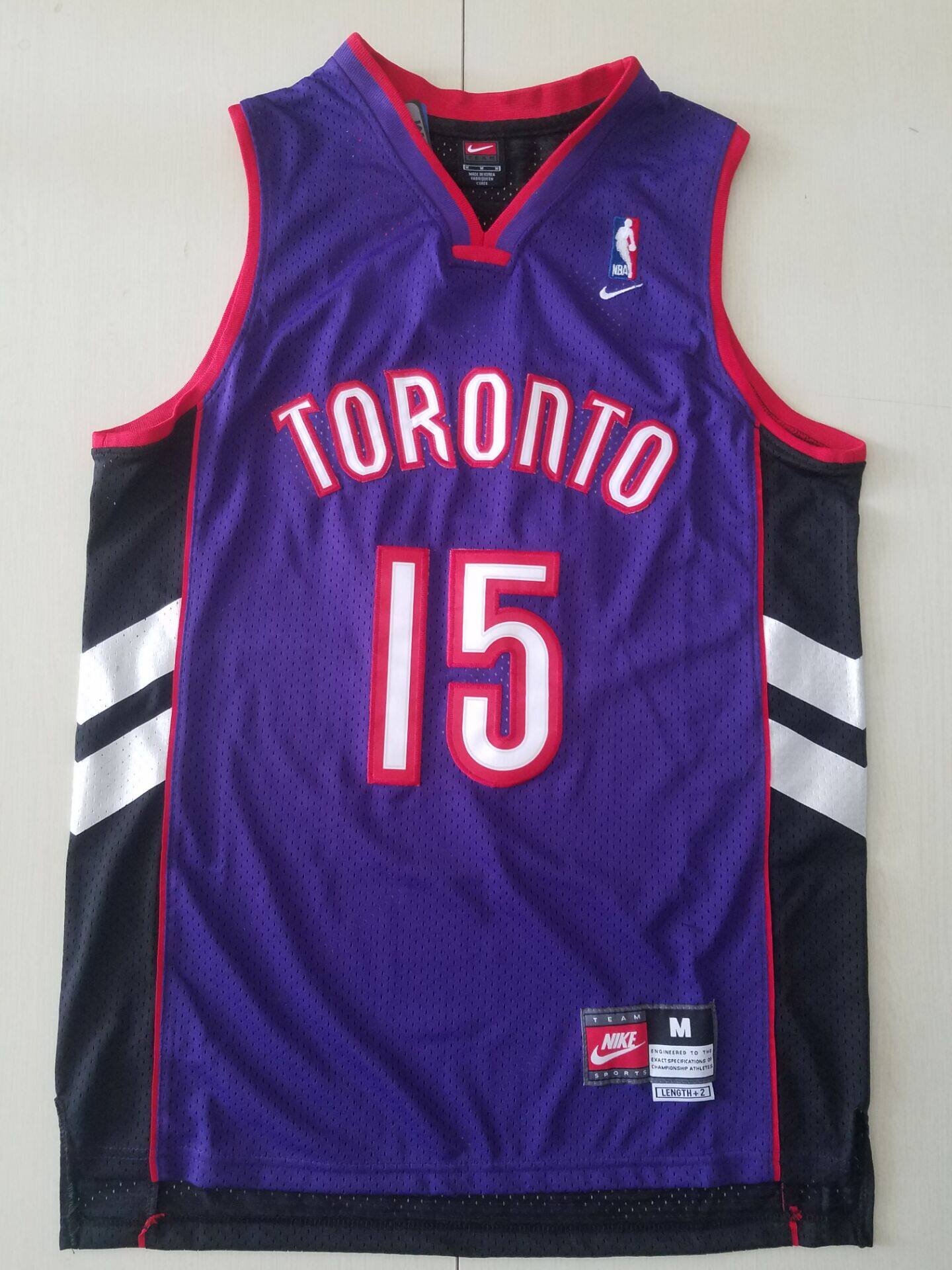 purple and black raptors jersey