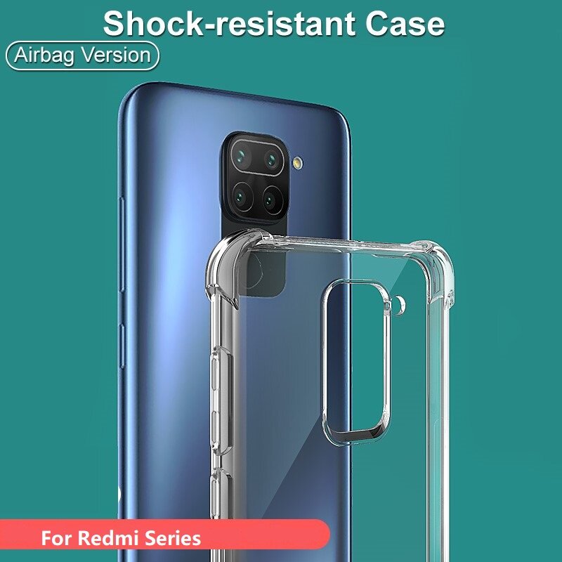 [Trail Blazers] Ốp Silicon Mềm Trong Suốt Chống Sốc TPU Cho Xiaomi 10 Redmi Note 7 8 9Pro 9T Pro K20 Pro K30 Ốp Lưng