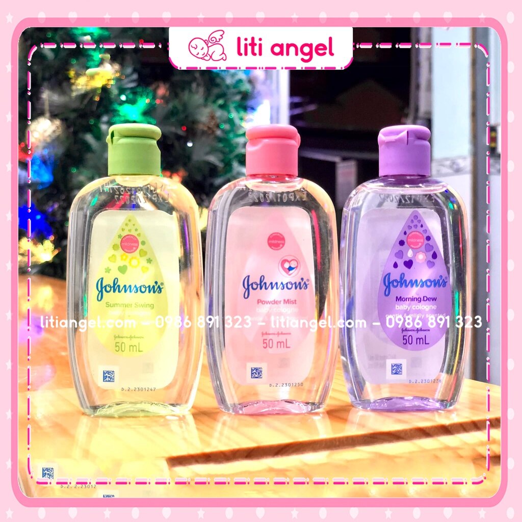 Nước hoa em bé, dầu thơm cho bé johnson's baby 50ml - 125ml