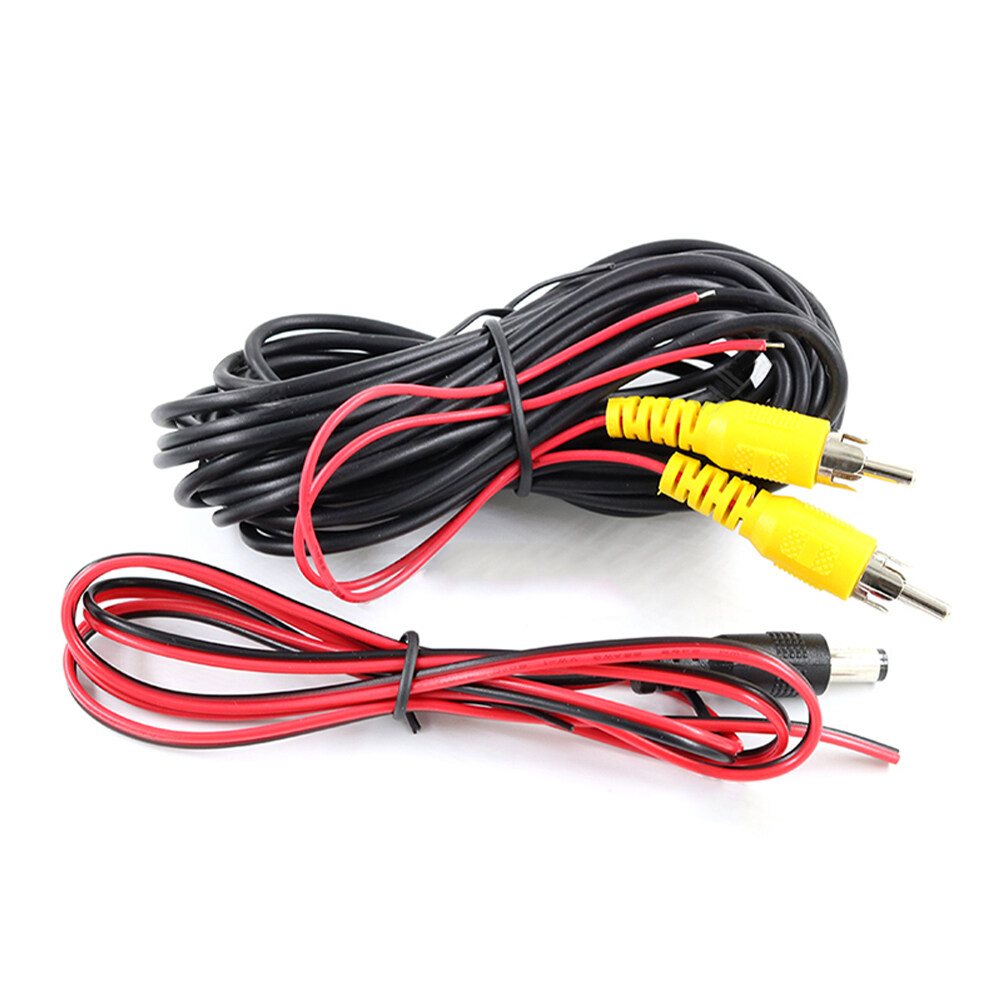 JaneDream 6M RCA Video Cable AV Extension Wire Harness With ADC Power