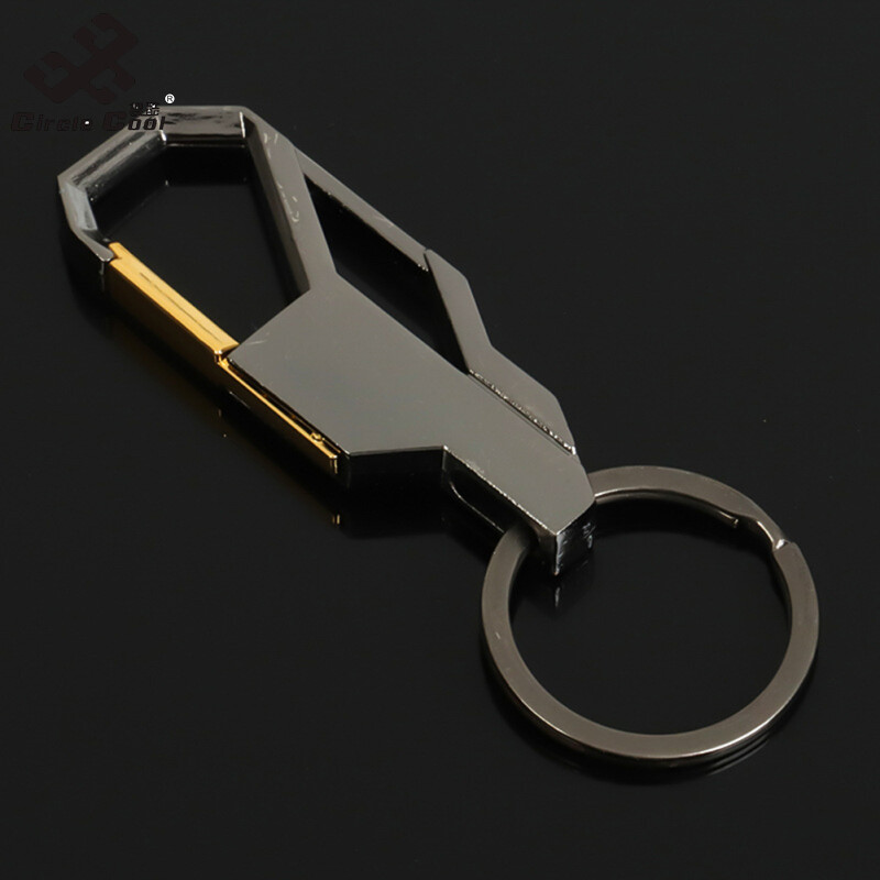 Móc Khóa Xe Hơi Bằng Kim Loại Hình Tròn Ngầu Móc Chìa Khóa Sáng Tạo Thời Trang Móc Khóa Thắt Lưng【cod】