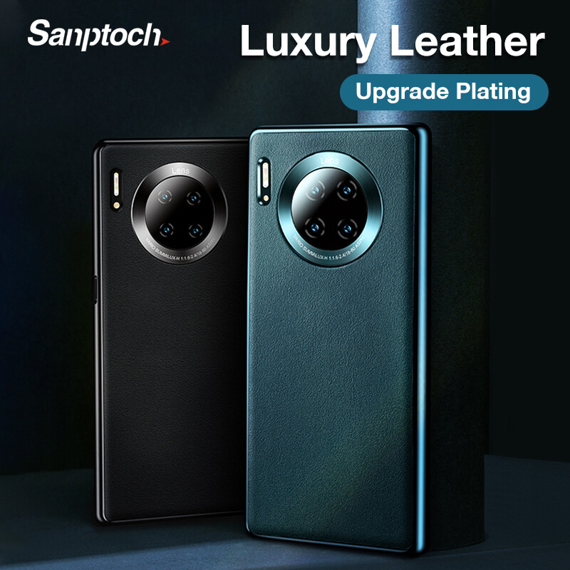 Sanptoch Bao Da Điện Thoại Mạ Cao Cấp Chính Hãng Dành Cho Huawei Mate 30 Pro Vỏ Bảo Vệ Ống Kính Kim Loại, Ốp Lưng Chống Sốc Cho Huawei Mate 30