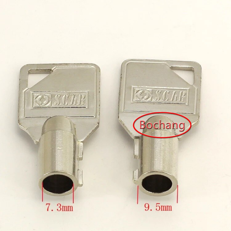 bochang Locksmith Supplies 7.3mm 7.8mm Tubular Blank Empty Key Circle Lock Keys (one piece)