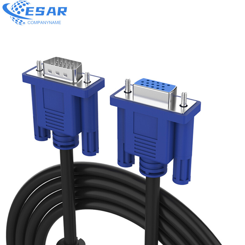 Cáp nối dài vga 1.5m 3m 5m đầu nối bộ chuyển đổi vga 3 + 5 đực sang cái 1080p cho máy tính máy chiếu hiển thị hdtv visualizer