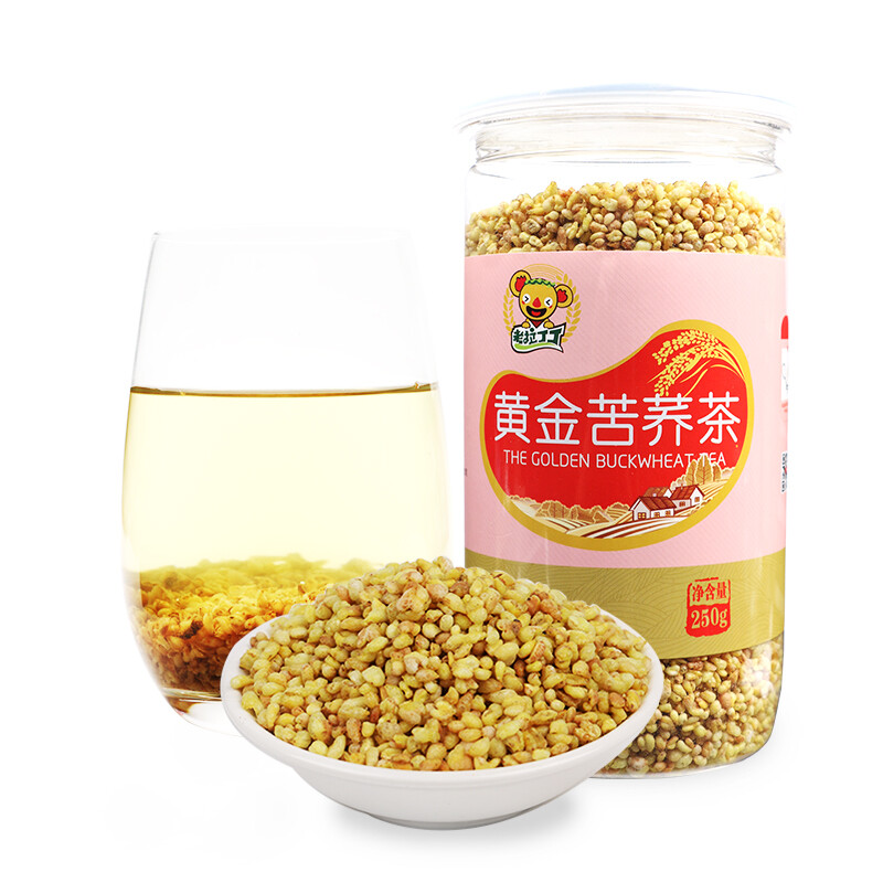 Trà kiều mạch tartary vàng tứ xuyên cao cấp daliangshan canned-250g trà kiều mạch nướng thơm lúa mì