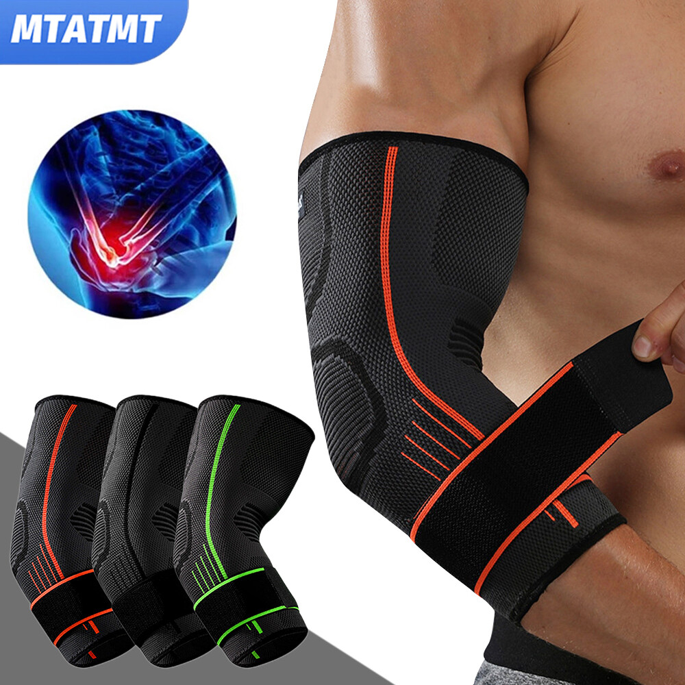 1 cặp băng nẹp khuỷu tay thể thao băng nén khuỷu tay cử tạ hỗ trợ viêm gân, viêm khớp, người chơi tennis giảm đau khuỷu tay