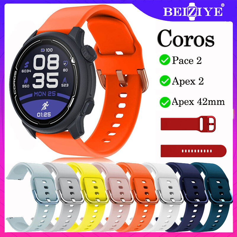 Replacement Strap Coros Apex 42mm smart watch Sport Silicone Watchband