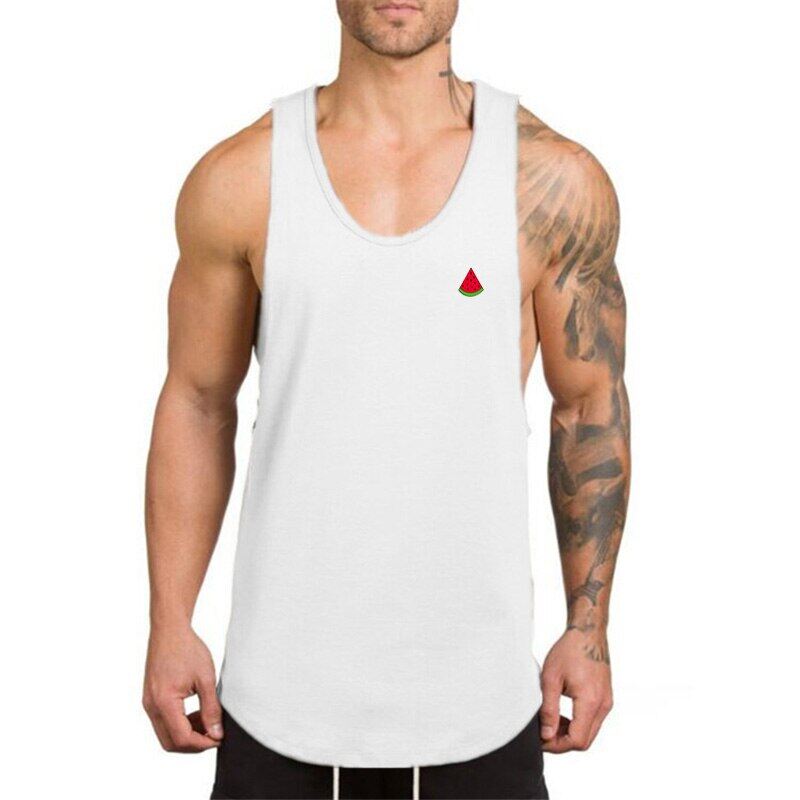 Mens Sporting Brand Tank Top Workout Gym Clothing Bodybuilding Running Fitness Singlets Fashion Vest Muscle Sleeveless Shirt
