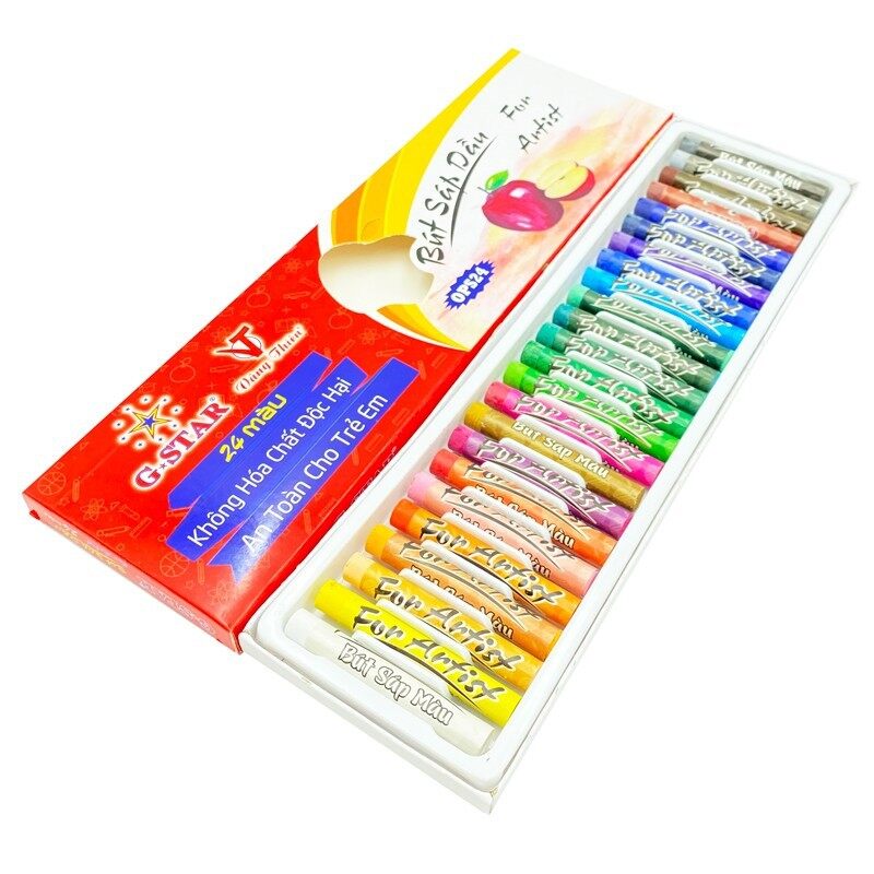 Sáp dầu 24 màu gstar ops24