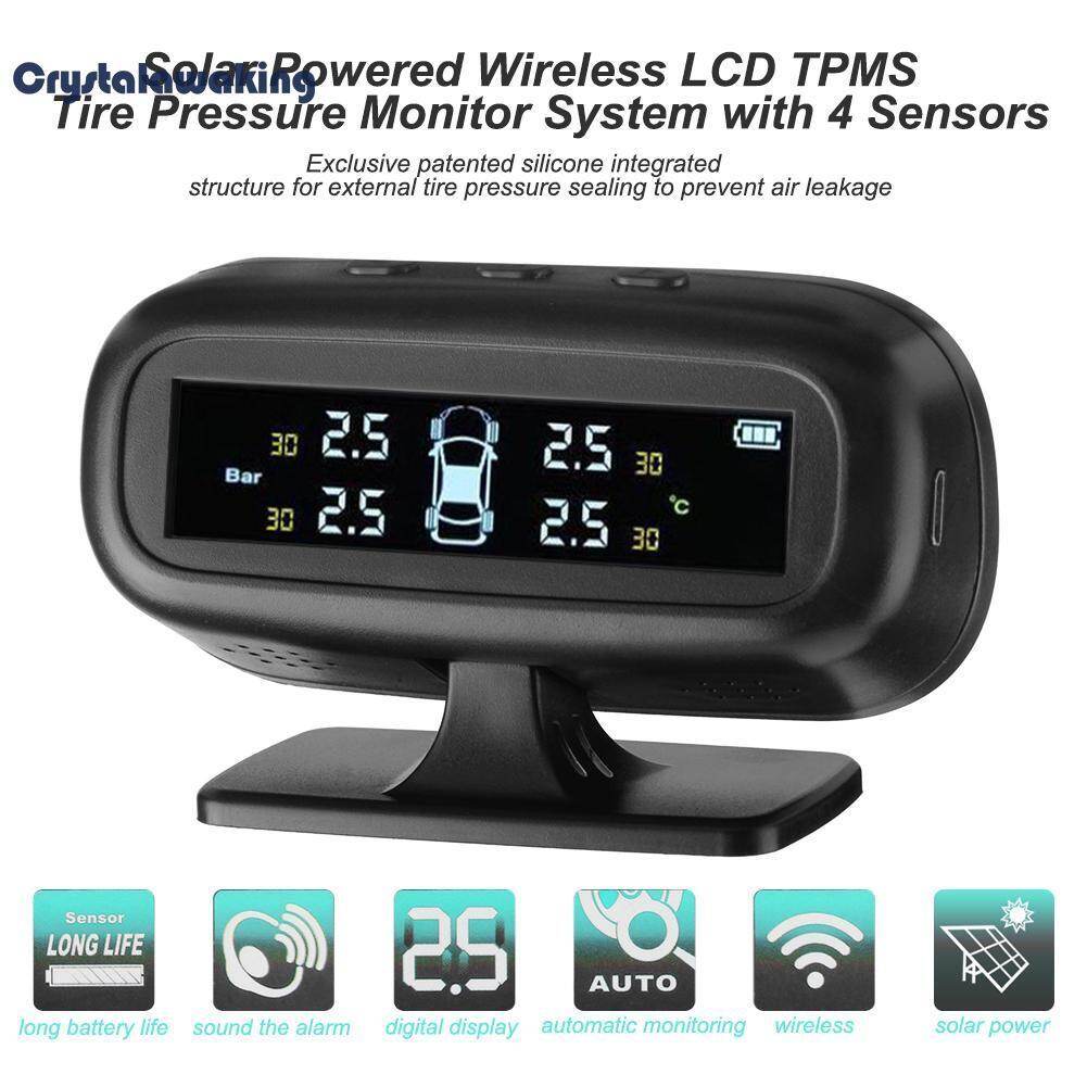 มาใหม่ล่าสุด SOLAR LCD รถแรงดันยาง TMPS เครื่องวัดความดันลมยาง 4 เซ็นเซอร์ภายนอก มาใหม่ล่าสุด SOLAR LCD รถแรงดันยาง TMPS เครื่องวัดความดันลมยาง 4 เซ็นเซอร์ภายนอก