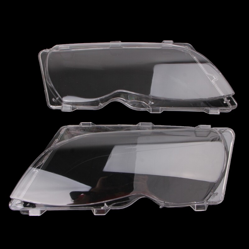 2 cái/cặp đèn pha ống kính đèn pha trái & phải thay thế cho bmw e46 4 dr