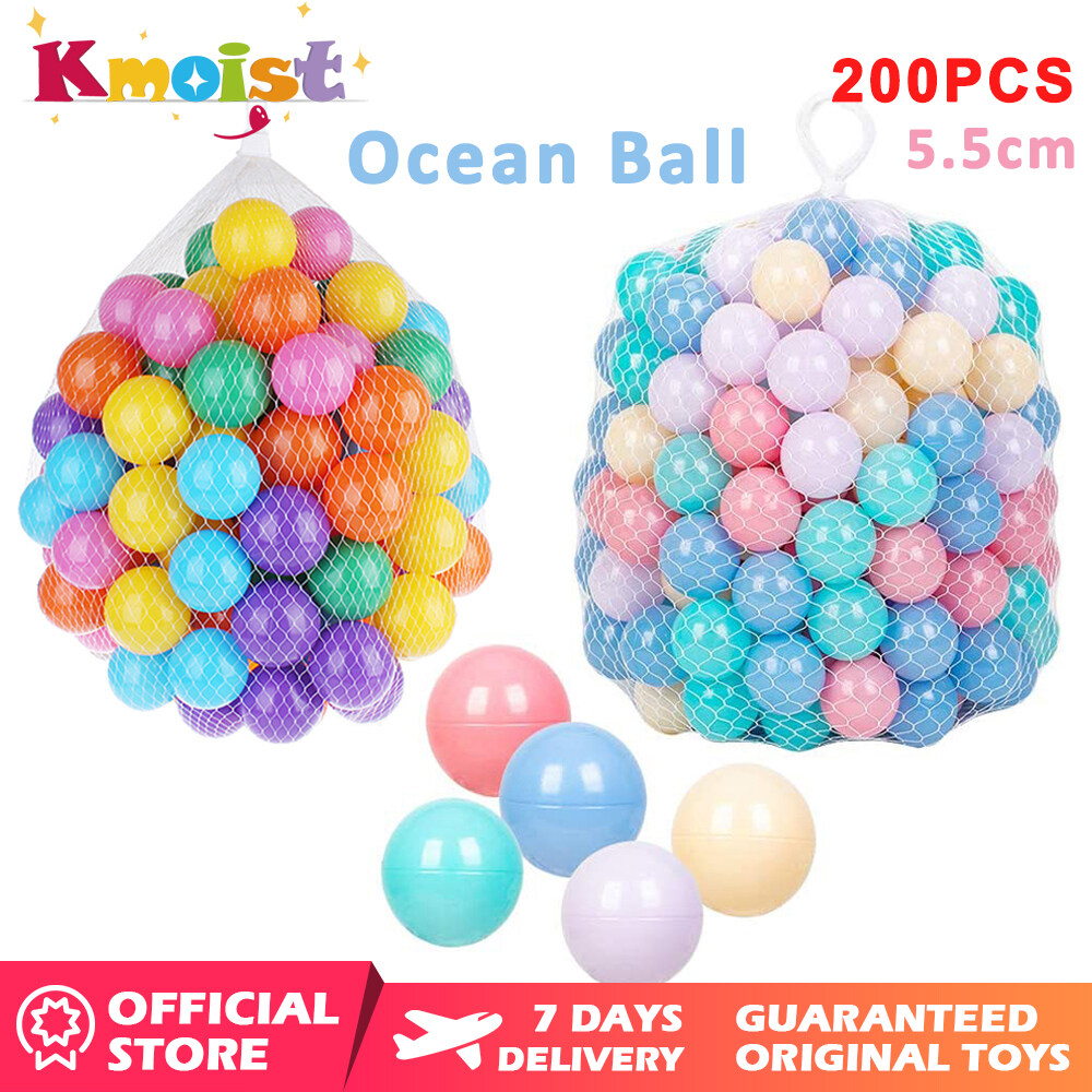 Kmoist 100 200PCS Colorful Soft Ocean Ball Outdoor Sport Play Pit Balls