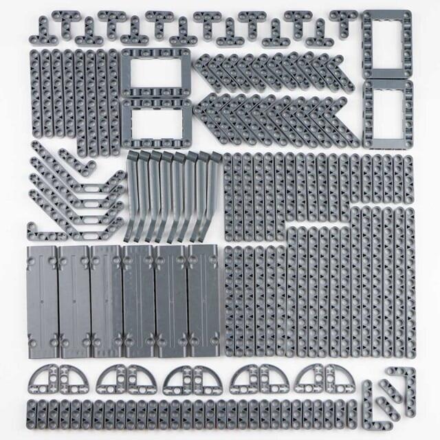 การวิเคราะห์ชิ้นส่วนอิฐ Pin Liftarm Studless Beam ขั้วต่อเพลาแผงรถของเล่น Mindstorm ใช้งานร่วมกับบล็อกตัวต่อ Bulk Set