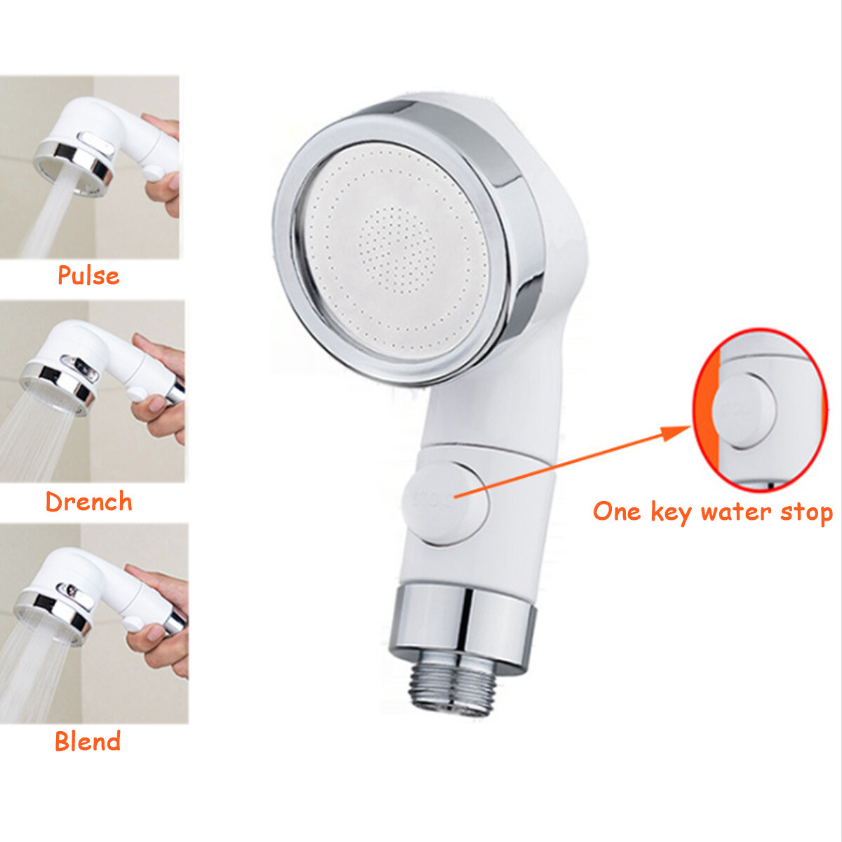 Generic Modern Wall Mounted Shower Faucet Set Bathroom Tub Shower Hand