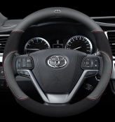 Toyota Leather Steering Wheel Cover for All Toyota Cars