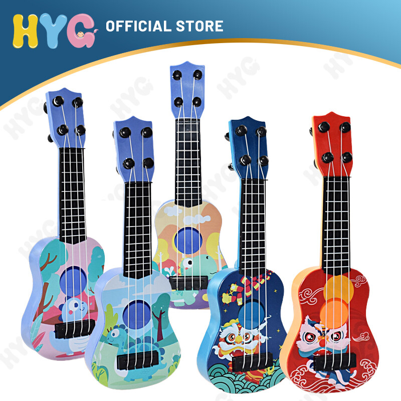 Guitar Mini, Đồ Chơi Guitar Ukulele Cổ Điển 4 Dây Nhạc Cụ Cho Trẻ Em Trẻ Em Người Mới Bắt Đầu Giáo Dục Sớm Guitar Nhỏ 25Cm