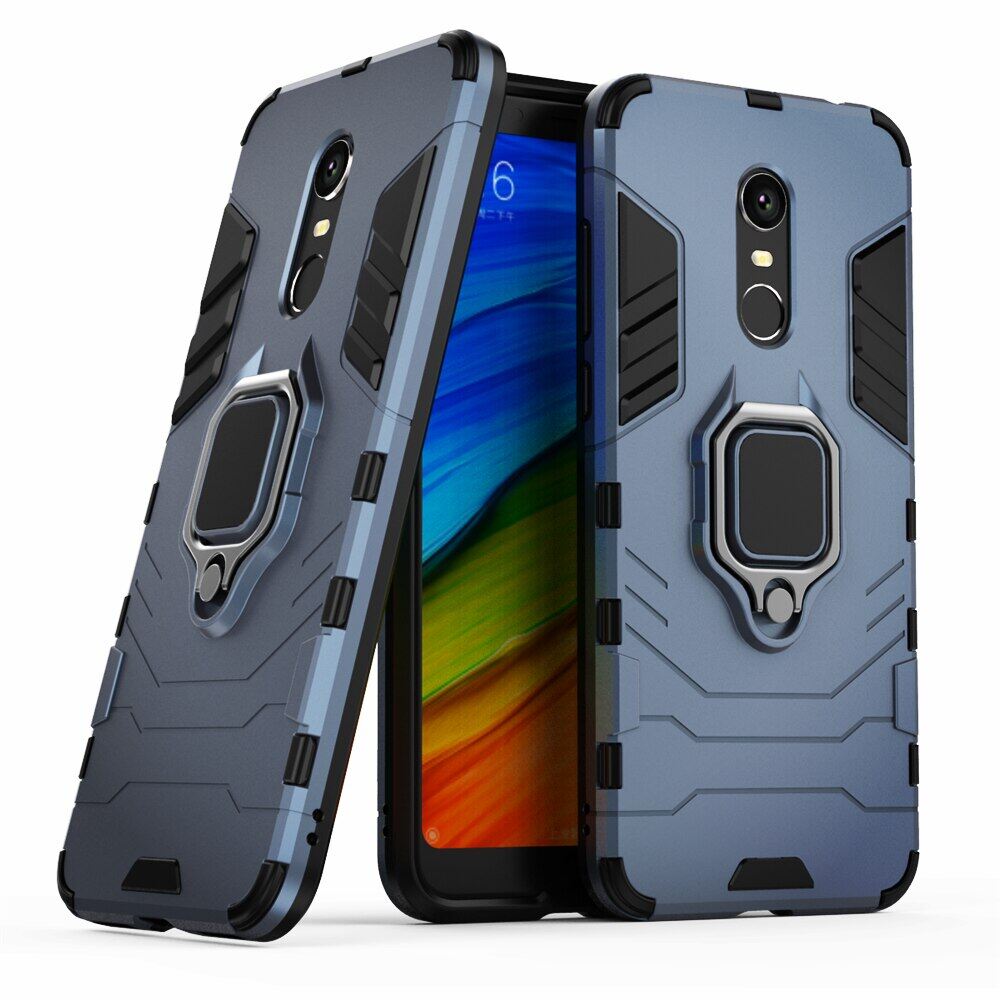 Ốp lưng cho xiaomi redmi 5 plus ốp lưng điện thoại pc + silicon chống sốc có nhẫn đỡ cho xiaomi redmi 5 plus 5 plus funda capa