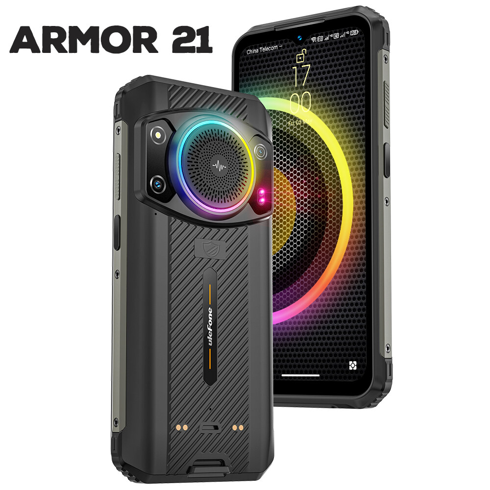 【Official shop】Ulefone Armor 21 Rugged Phone 16GB RAM 256GB ROM Smartphone Android 13 G99 moblie phone 64MP 9600mAh Global ราคา 7,999 บาท*ส่งฟรี