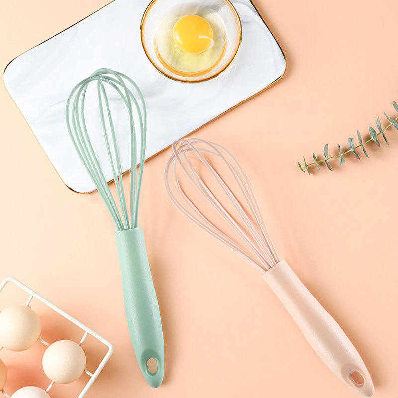 Baixu Dụng Cụ Nhà Bếp Để Đánh Trứng Máy Đánh Trứng Chống Trượt 2 Màu Đa Năng S/L 1 Cái Tay Cầm PP Thủ Công