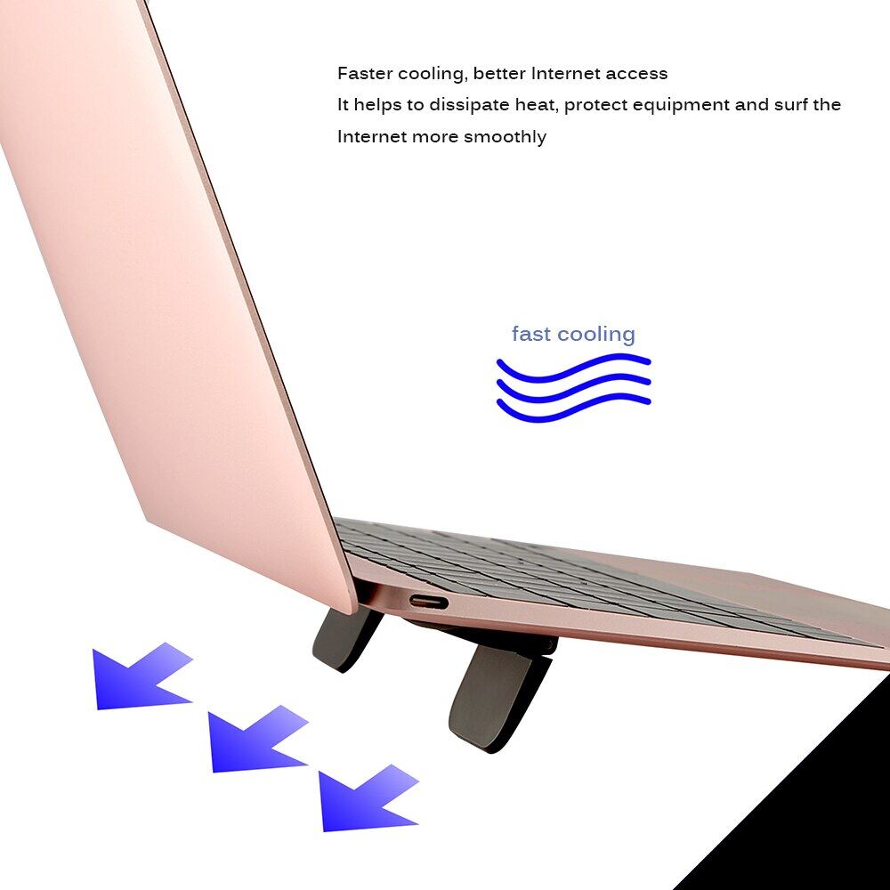 Bền Phổ Máy Tính Xách Tay khung làm mát Chủ Lapstand Mát Tản Nhiệt Cho iPad macbook Air Mac Bàn Đứng gắn máy tính bảng