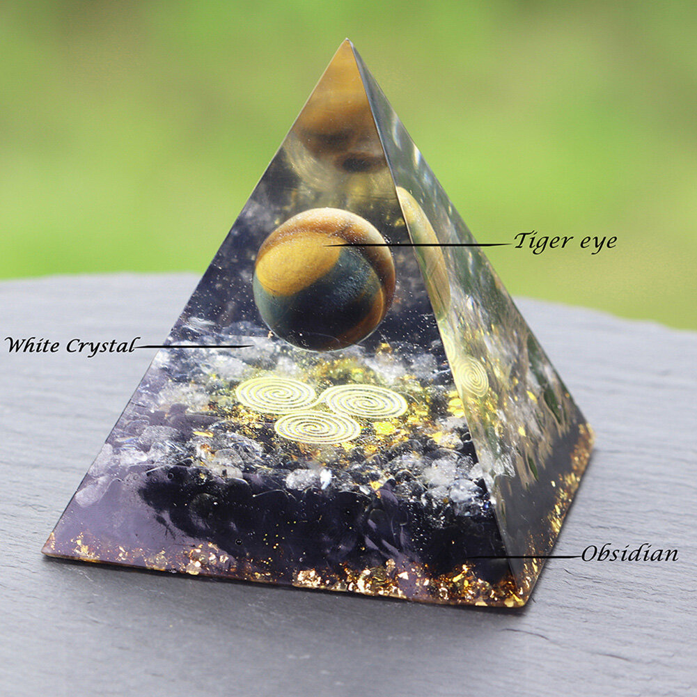 Tháp Năng Lượng Tinh Thể Tự Nhiên Ogan Kim Tự Tháp, Luân Xa Reiki Chữa Bệnh Bằng Năng Lượng