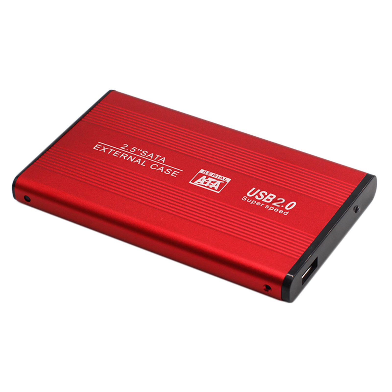 Norman Malthus Hard Disk Case Wear Resistant Dustproof Aluminium Alloy 2.5 Inch USB 2.0 External Hard Disk Enclosure for Laptop Hard Disk Box ราคา 68 บาท*ส่งฟรี